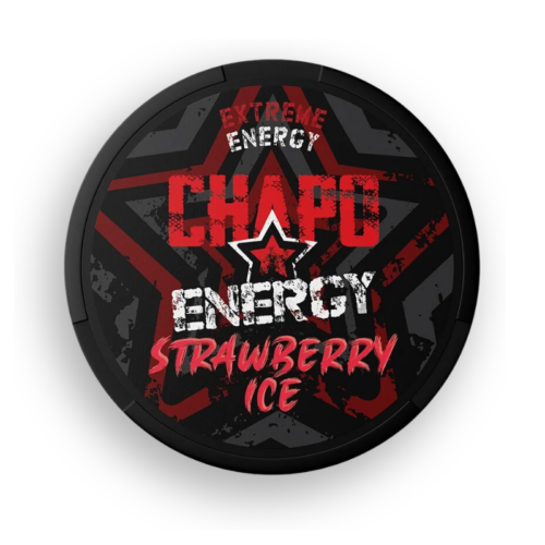 Chapo Energy – Strawberry Ice energiapussi 75mg kofeiinia