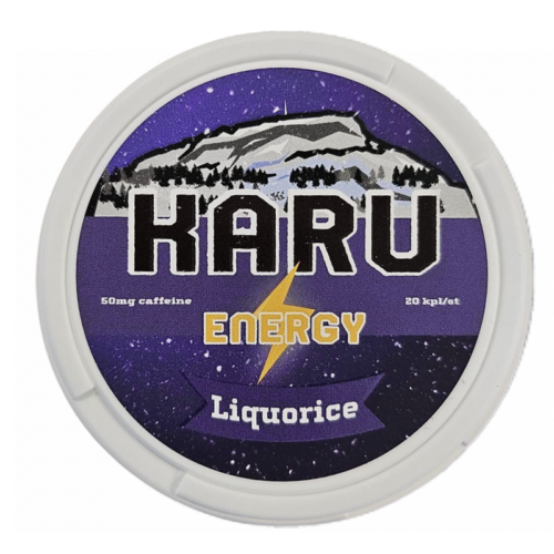 KARU Energy Liquorice 50 mg